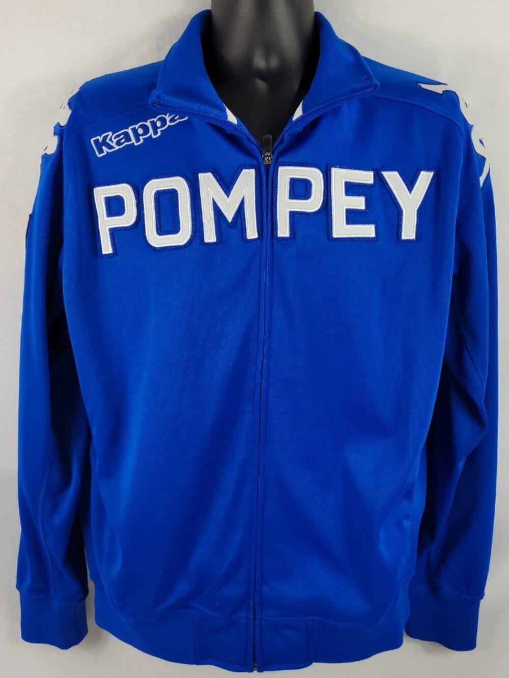 Kappa Portsmouth FC Pompey Soccer Full-Zip Track Jacket Mens size XL